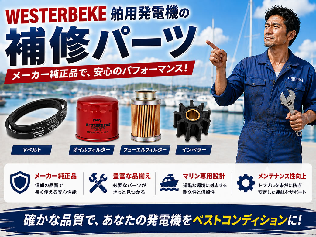 westerbeke���p���d�@�̃����e�i���X�p�[�c